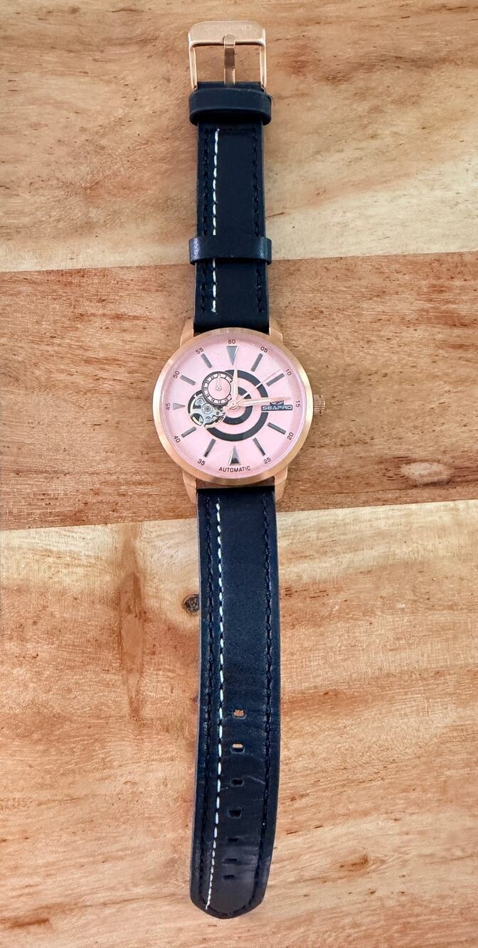 SEAPRO Elliptic Automatic Rose Gold Dial Men's Watch Like New